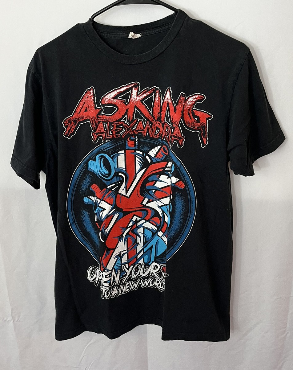 Asking Alexandria Open Your Heart & Mind To A New World Tour T