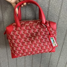 Estee Lauder Makeup Handbag Bag Red