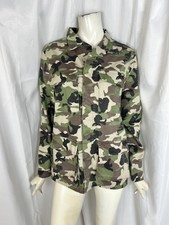 Dl1961 Dakota Camo Camouflage Button Jacket Womens Size Medium