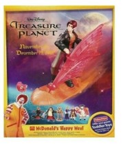 2002 DISNEY'S TREASURE PLANET MCDONALDS HAPPY MEAL TOYS - U-PICK