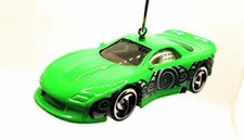 1993 Chevy Camaro Christmas Ornament 1:64 Neon Green