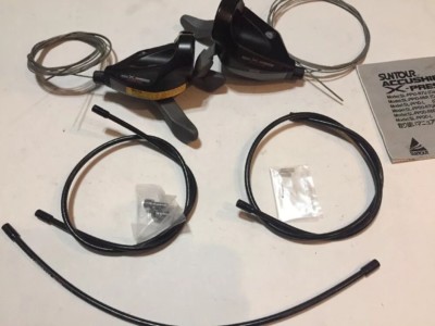 Nos Suntour X-Press Power Control Trigger Shifters made in Nos Suntour X-Press Power Control Trigger Shifters made in