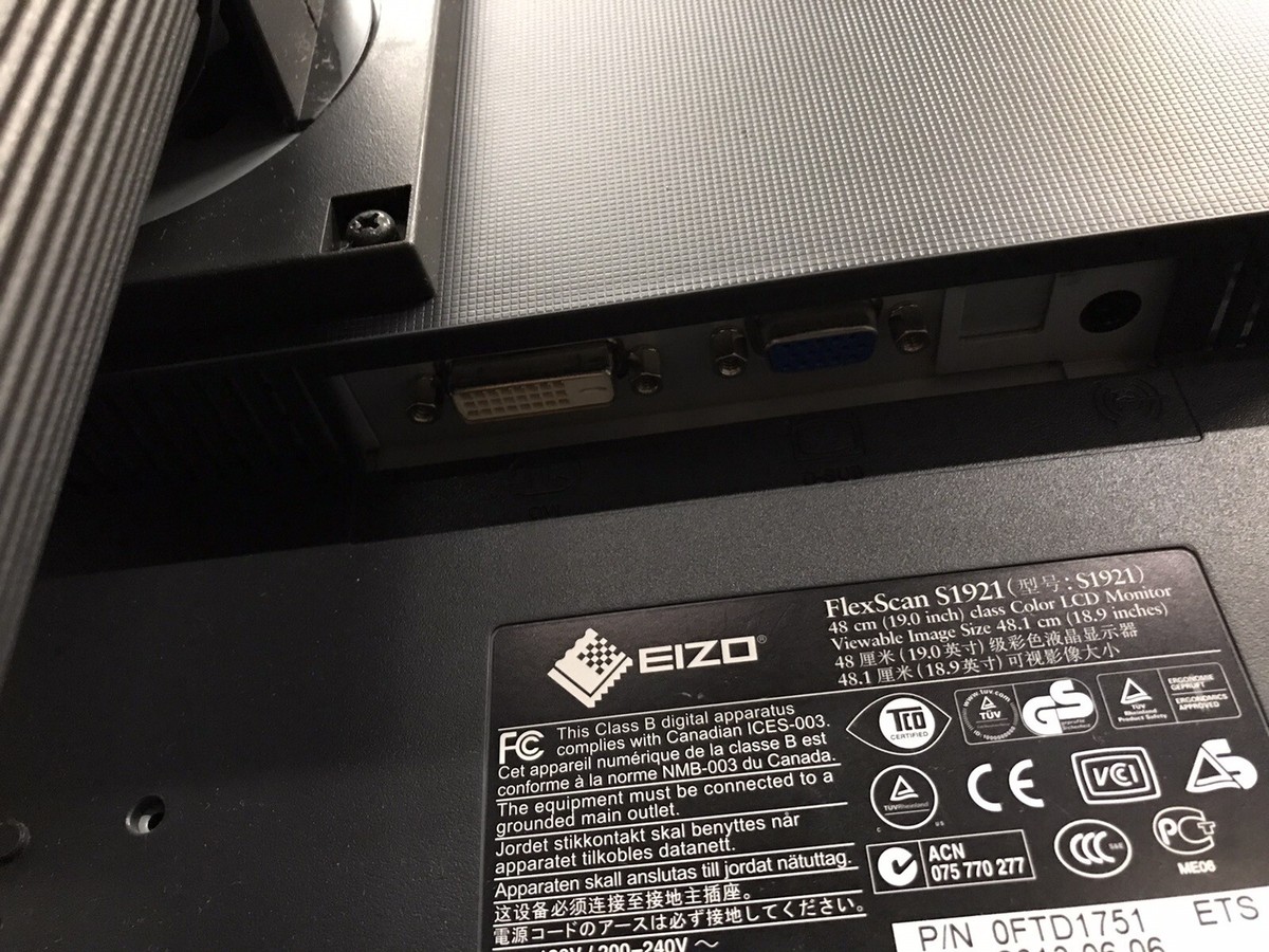 Eizo FlexScan S1921 19 inch Display Monitor | eBay