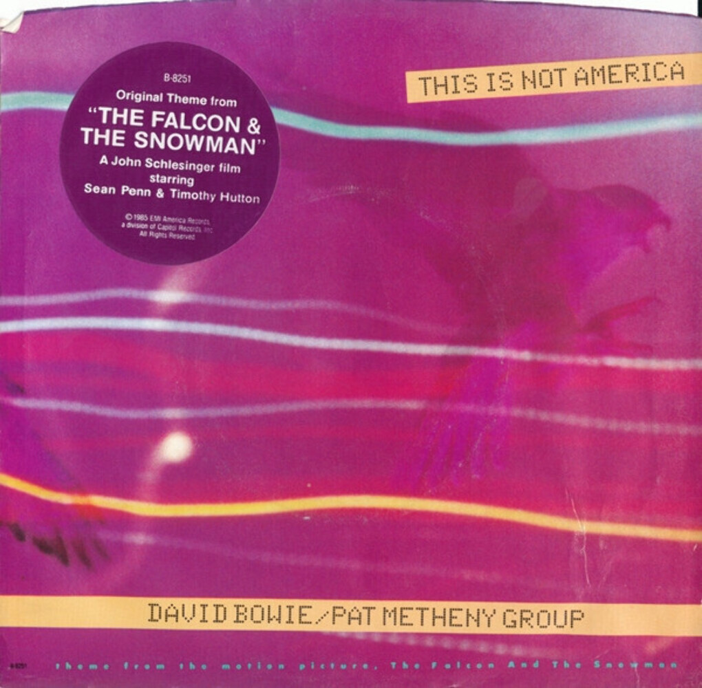 ミュージシャン Pat Metheny Group David Bowie Vintage David Bowie / Pat Metheny Group - This Is Not America - EMI