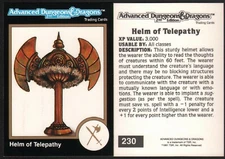 1991 TSR AD&D Gold Border RPG Fantasy Art Card Dungeons Dragons #230 Magic Item