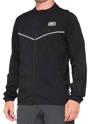 100% Corridor Stretch Bike Windbreaker Black | Größe S