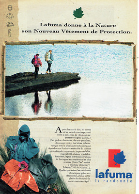 Werbung Advertising 068 1993 Lafuma Kleidung Sport Wandern Gore-Tex