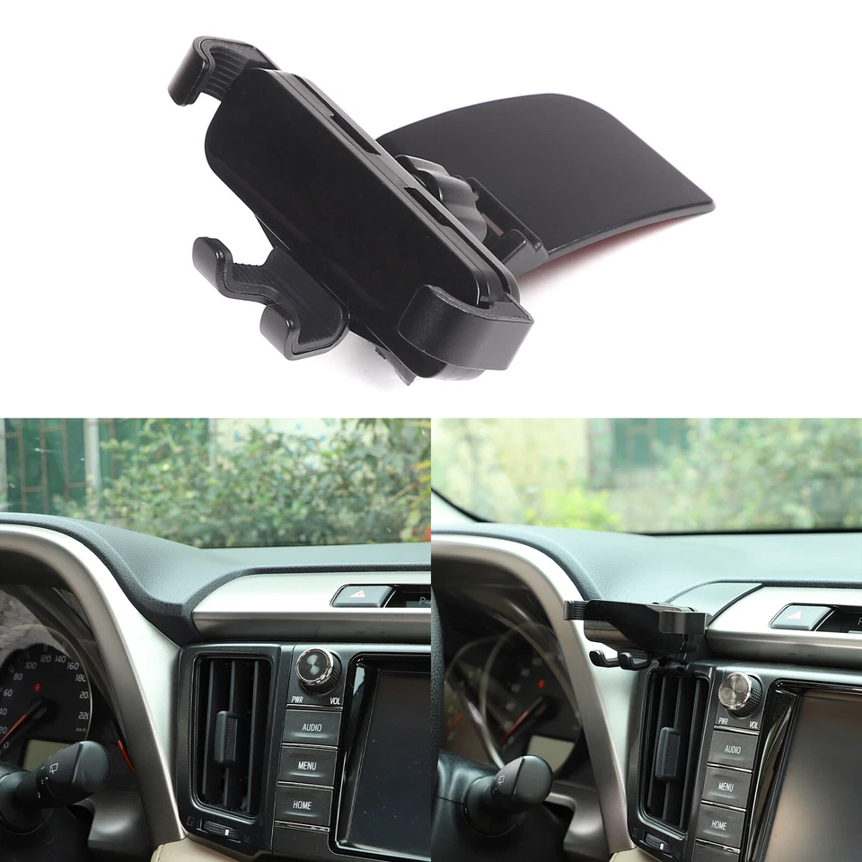 For Toyota RAV4 2013-2019 Gravity Phone Holder Air Vent Clip Mount Stand Trim - image 2 of 4