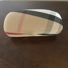 Burberry Sunglasses Hard Case Classic Nova Plaid Italy EUC