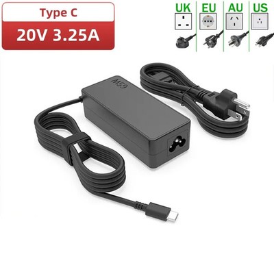 20v3.25a 65w Type-c Power Adapter Laptop Charger for Lenovo Thinkpad X1 Carbon