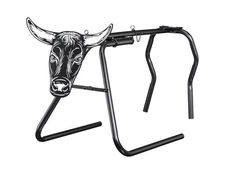 Tough 1 Roping Dummy Junior Collapsible Metal Steer Head Black 58-7871