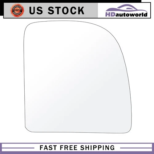 Upper Towing Mirror Glass For Ford Econoline Van /F-250 350 450 550 Right Side