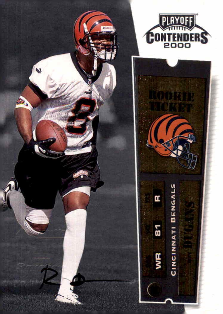 Ron Dugans RC 2000 Playoff Contenders Rookie Auto