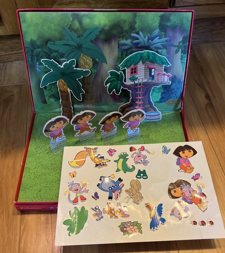 Color Forms 3-D Deluxe Play Set Dora The Explorer 2007 Dora Boots *LEER Foto 3 de 4