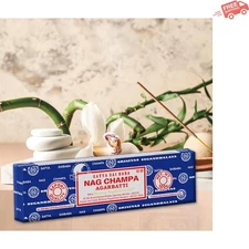 Sai Baba 100g Nag Champa Incense Sticks - Hand-Rolled for Peaceful Ambiance