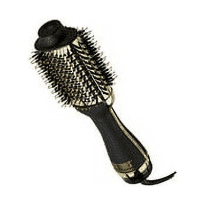 1-Step Hot Air Brush Volumizer Ionic Blowout Black Gold
