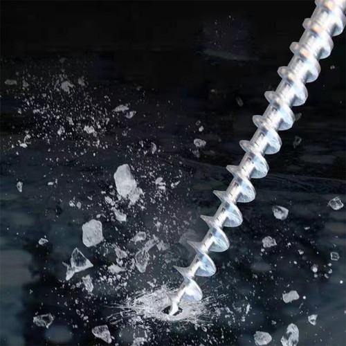 2 Pcs Camping Ground Nail Tent Stakes Heavy Duty Screw Ice Fishing Accessories - Picture 5 of 12