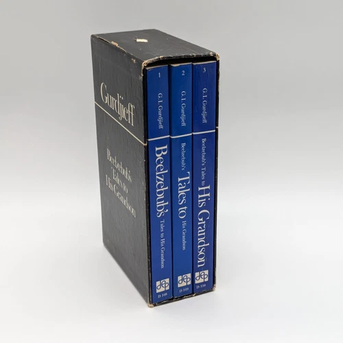 Beelzebub’s Tales to His Grandson 3 Vol Set 1973 G.I. Gurdjieff First Edition PB