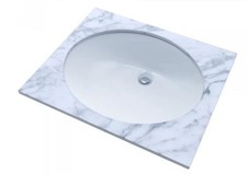 Toto LT569 Cotton 17" Undermount Bathroom Sink With Overflow