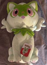 Pok mon Sprigatito Jumbo Plush 24" XL NWT