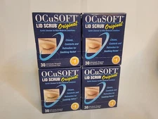 OCuSOFT Lid Scrub Original Pre-Moistened Pads for Irritated Eyelids 4pk