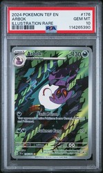 Arbok 176/162 Temporal Forces Illustration Rare Holo