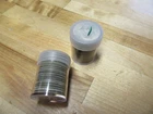 TWO ROLLS 40 COINS KENNEDY HALF DOLLARS 40% SILVER COINS NO RESERVE AUCTION NR!