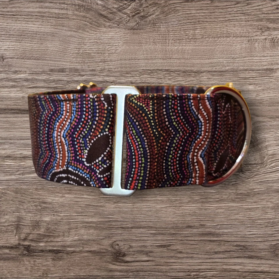 Collares de Pinky - Collar Martingala Indígena Sueñando Agua Marrón Foto 2 de 4