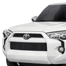 For Toyota 4Runner 14-19 Main and Bumper Grille Kit 3-Pc Black 8x6 mm Horizontal