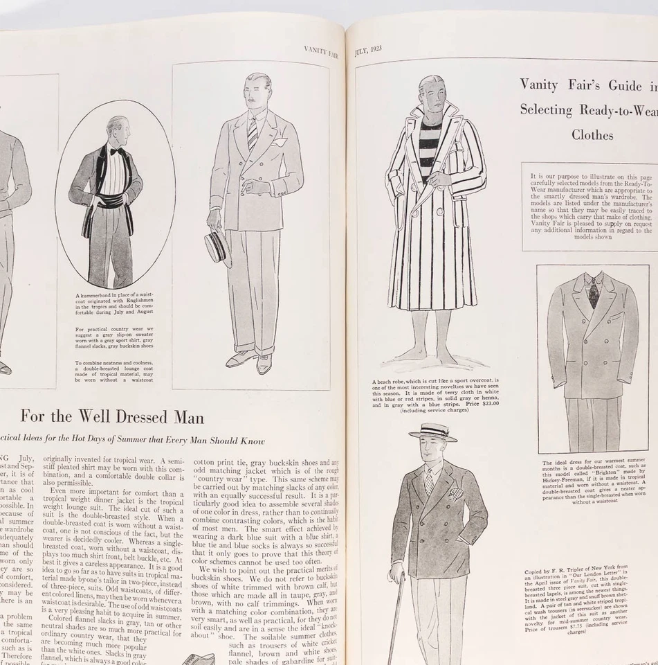 Joseph B Platt T S ELIOT Conan Doyle STEICHEN Gay VANITY FAIR magazine July 1923 - Изображение 3 из 4