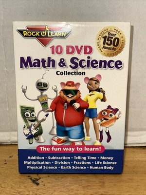 10 DVD Math & Science Collection By Rock 'N Learn Homeschool Educational TIME