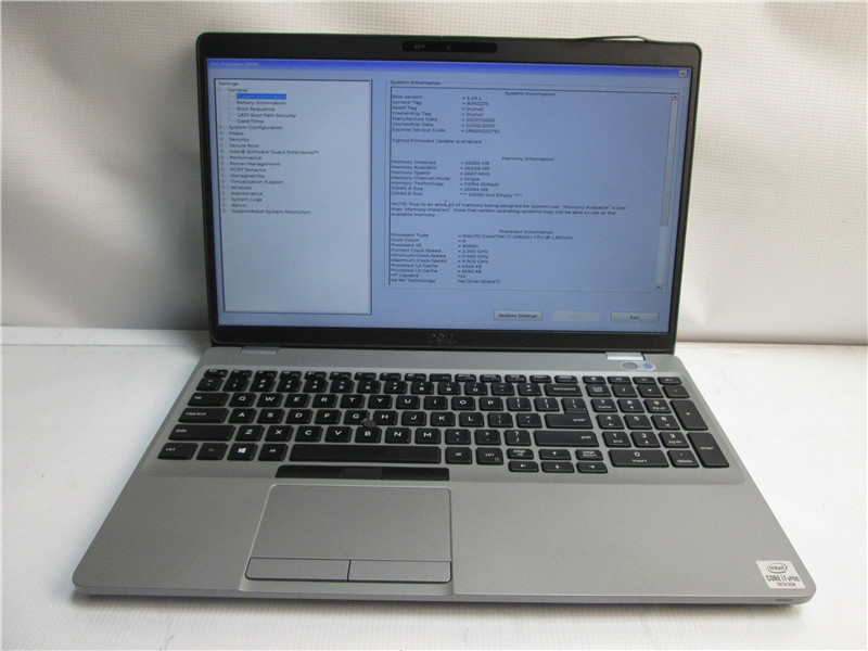 dell 3550, 16-Inch Laptop, with Intel Core i7-10610U