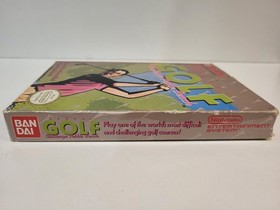 Bandai Golf Challenge Pebble Beach W/Box  Booklet CIB Complete Nintendo NES Game
