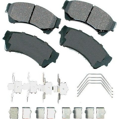 Akebono ACT1164 Akebono ProACT Ultra Premium Ceramic Disc Brake Pad Kit
