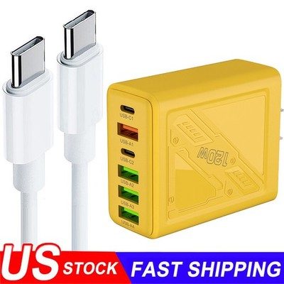 120W Type C USB Phone Charger For Samsung A57 A56 A55 A54 5G A37 A17 A07 A26 A70
