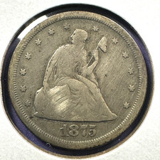 1875-S 20C Twenty Cent Piece (88002)