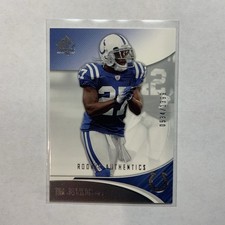Upper Deck 2006 SP Authentic Rookie Tim Jennings #178 Colts Serial /1399