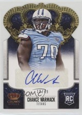 2013 Panini Crown Royale Gold Die-Cut Signatures 10/49 Chance Warmack Auto 4r3