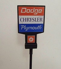 1/18, 1/24 Scale Vintage Dodge, Chrysler, Plymouth 2-Sided Dealer Sign