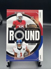 2024 Panini Contenders - Round Numbers Malik Nabers, Marvin Harrison Jr. #2 (RC)