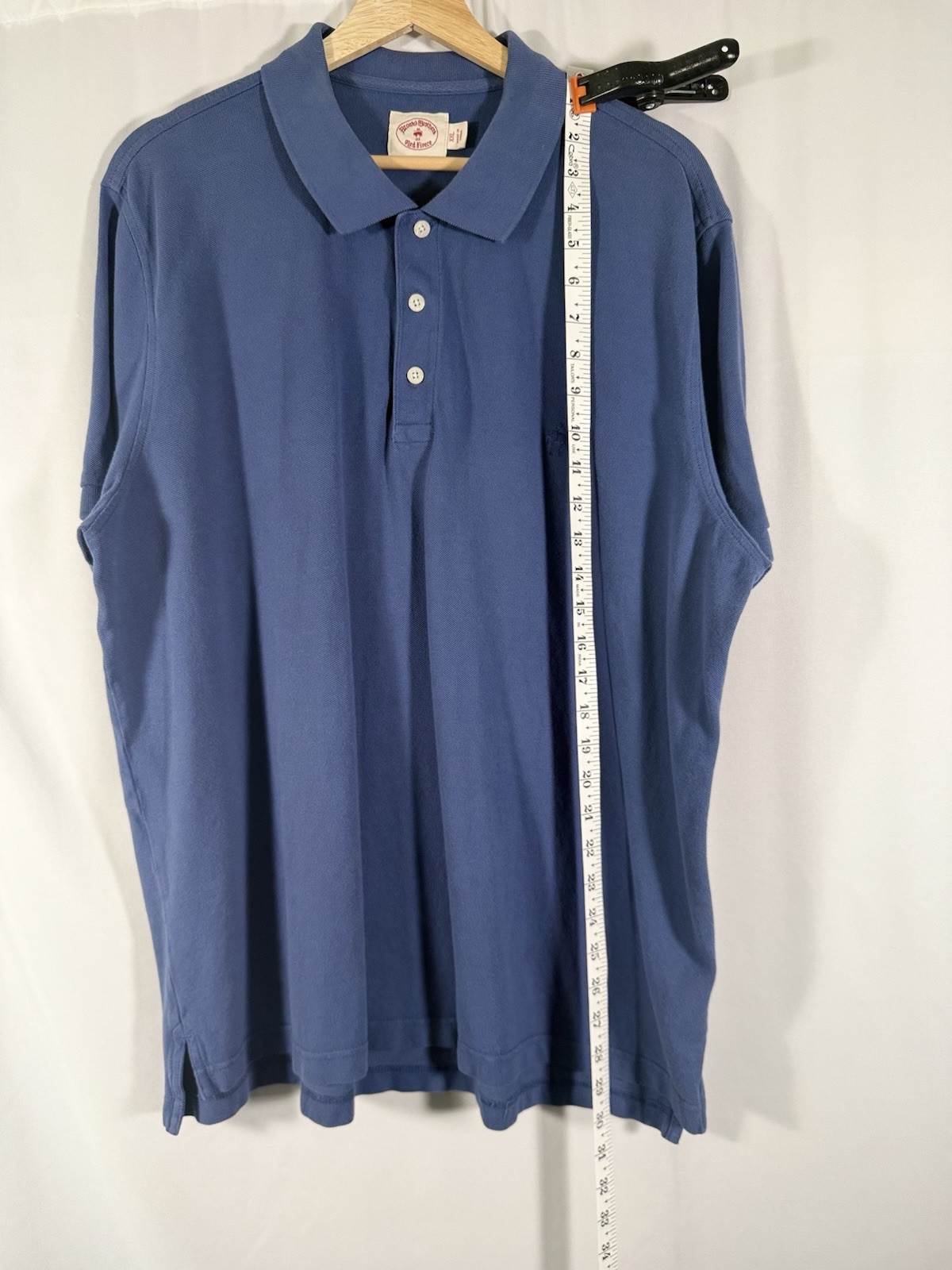 Brooks Brothers Red Fleece Classic Cotton Polo Shirt Navy Mens Size XXL thumbnail 5