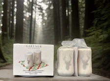 Gartner Studios Salt Pepper Shakers Deer Antler Hunting Hunter New Open Box