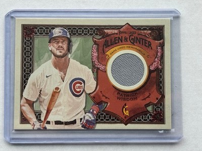 Patrick Wisdom 2022 Allen Ginter Full-Size Relic Mem AGRA-PW Chicago Cubs