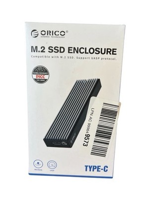 ORICO M.2 SSD Enclosure Type-C. Compatible with M.2 SSD Suport UASP Protocolm