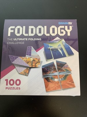 Foldology Origami Puzzle Game Hands-On Brain Teasers for Paper Folding