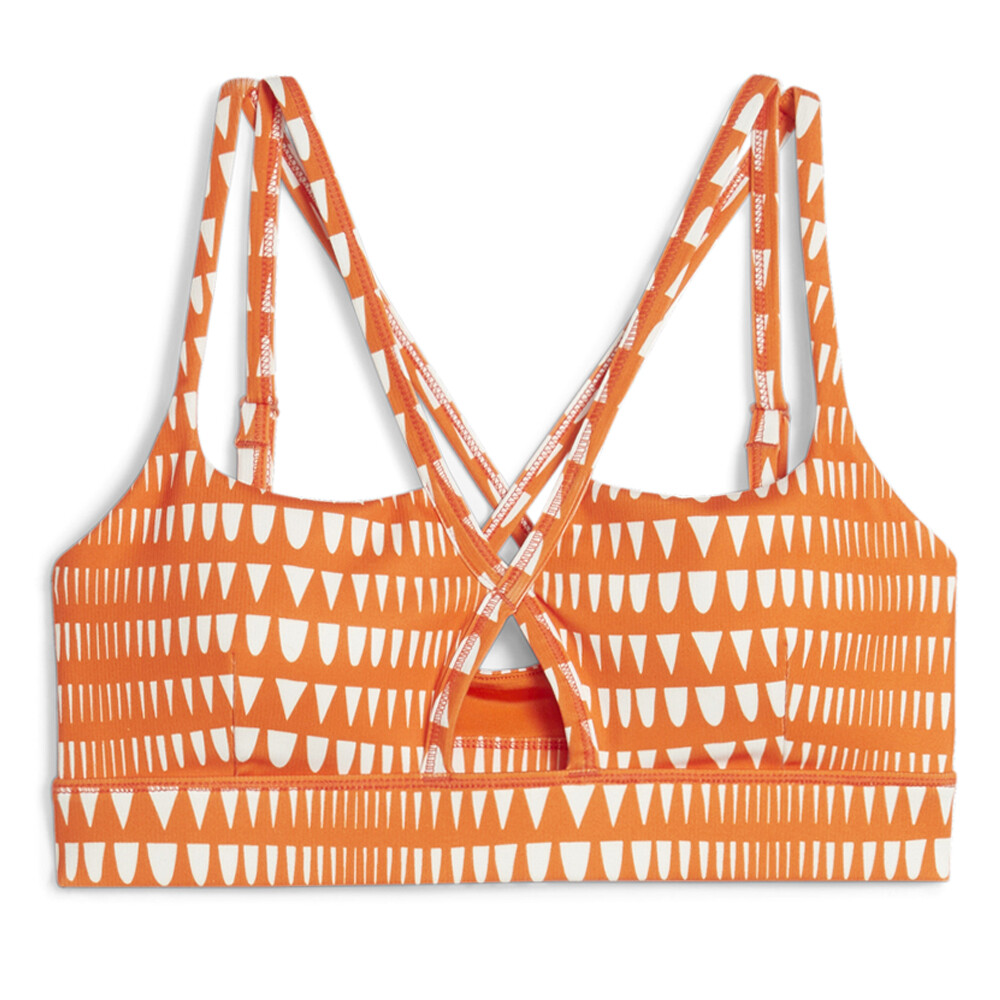 Спортивный бюстгальтер Puma Lemlem X Low Impact Женский оранжевый повседневный 52501160