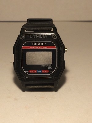 sharp digital watches
