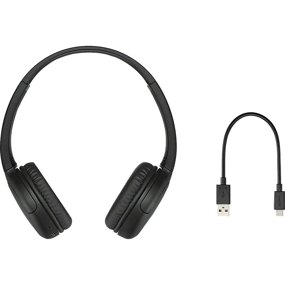 Sony WH CH510 Premium On Ear Wireless Headphones Black WHCH510 B Open Bo