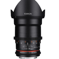 Rokinon 35mm T1.5 Full Frame Wide Angle Lens CANON EF 