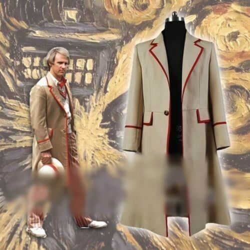 New! 5th Doctor Who Peter Davison JACKET coat cosplay costume - Picture 1 of 5